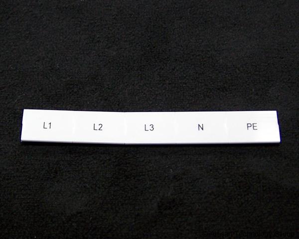 Phoenix Contact ZB 15,LGS:L1-N,PE Zack Marker Strip (Package of 3)