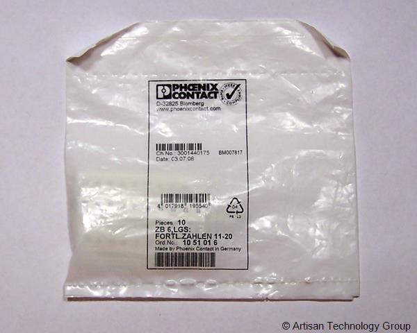 Phoenix Contact ZB 6,LGS:FORTL.ZAHLEN 11-20 Zack Marker Strip (Package of 10)