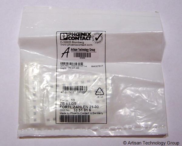 Phoenix Contact ZB 6,LGS:FORTL.ZAHLEN 21-30 Zack Marker Strip (Package of 10)