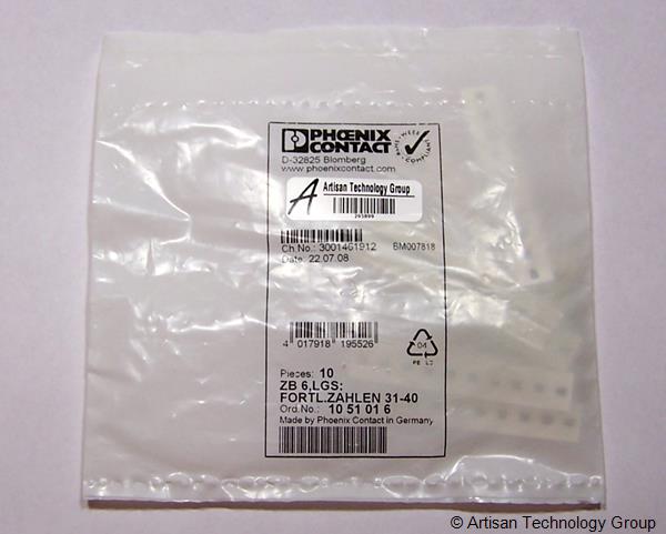 Phoenix Contact ZB 6,LGS:FORTL.ZAHLEN 31-40 Zack Marker Strip (Package of 10)