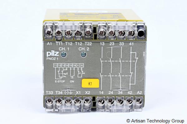 Pilz PNOZ 1 24 VAC 3S1O Emergency Stop Relay and Safety Gate Monitor w/Screw Terminals
