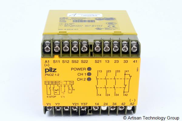 Pilz PNOZ 1-2 24 VDC 3S1O Emergency Stop Unit and Safety Gate Monitor