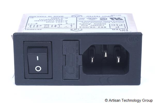 Qualtek Electronics 862-06/003 Multi-Function Power Entry Module Filter