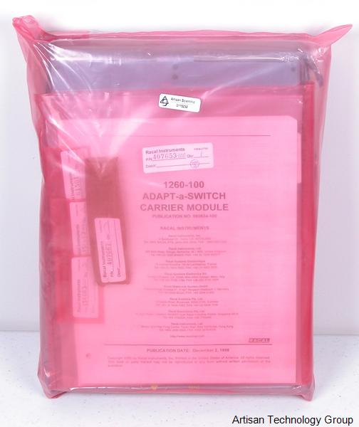 Racal 1260-100 VXIbus Switch Carrier w/ Option 01T Card Configuration