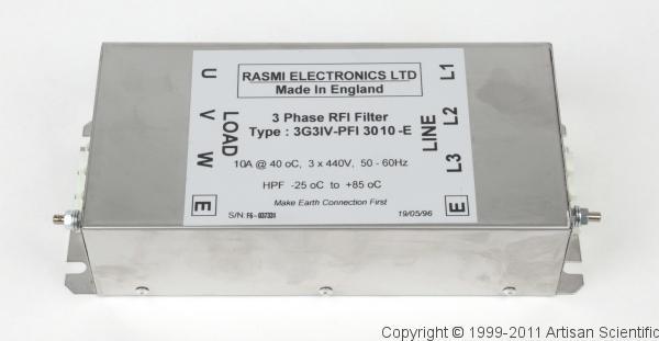 Rasmi 3G3IV-PFI-3010 3-Phase RFI Filter