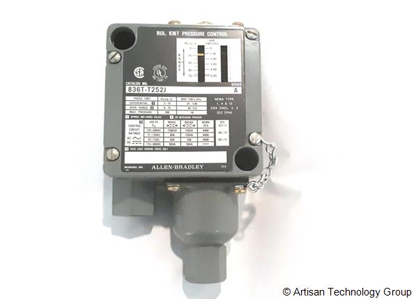 Allen-Bradley Bulletin 836T-T252J Externally Adjustable Electromechanical Pressure Control