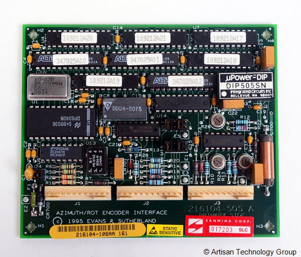 Evans & Sutherland 216104-106 Azimuth/Rot Encoder Interface Module