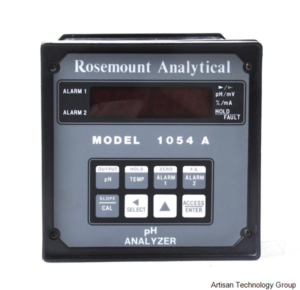 Rosemount Analytical 1054A Microprocessor pH Analyzer