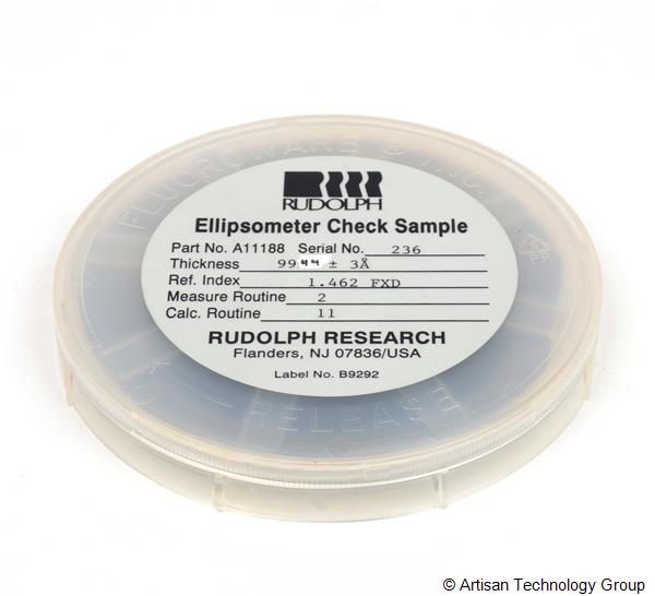 Rudolph Technologies A11188 Ellipsometer Check Sample Standard