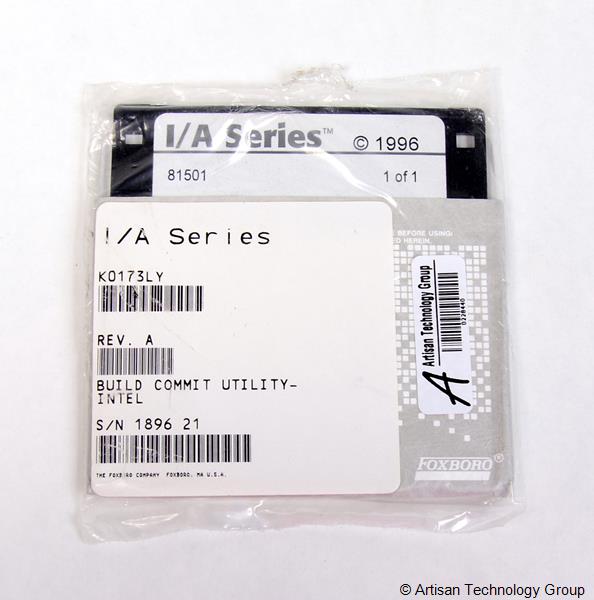 Foxboro K0173LY Build Commit Utility, Intel, 3 1/2 in., (Set of 1 Disk)
