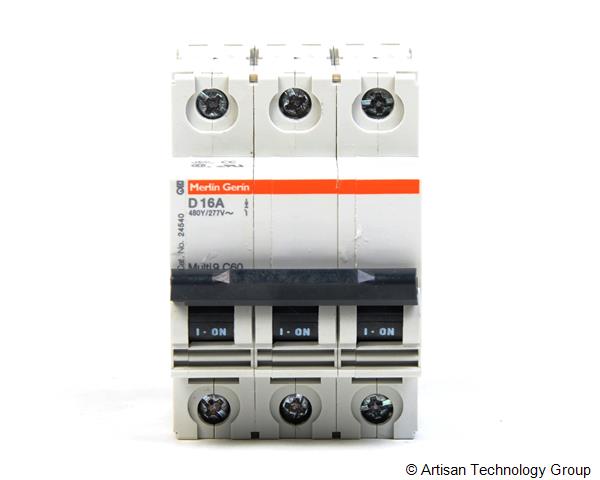 Merlin Gerin C60N 16A Type D, D Curve AS/NZS 4898 Circuit Breaker