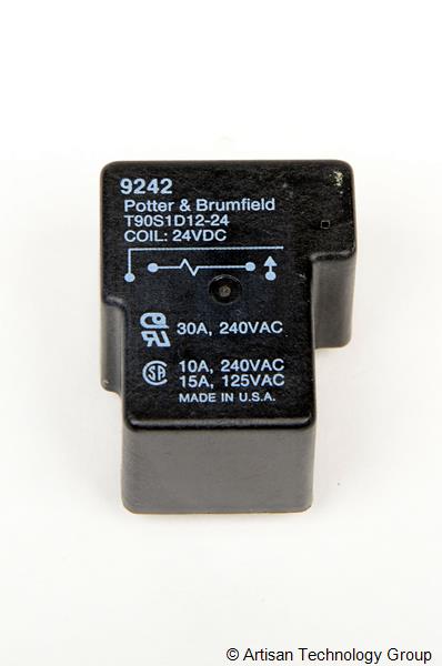 Potter & Brumfield T90S1D12-24 30A PCB Relay