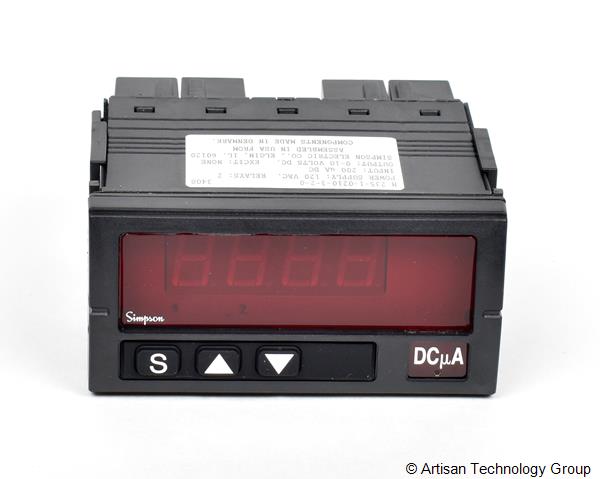 Simpson Electric H235-1-0210-3-2-0 Advanced Digital Panel Meter