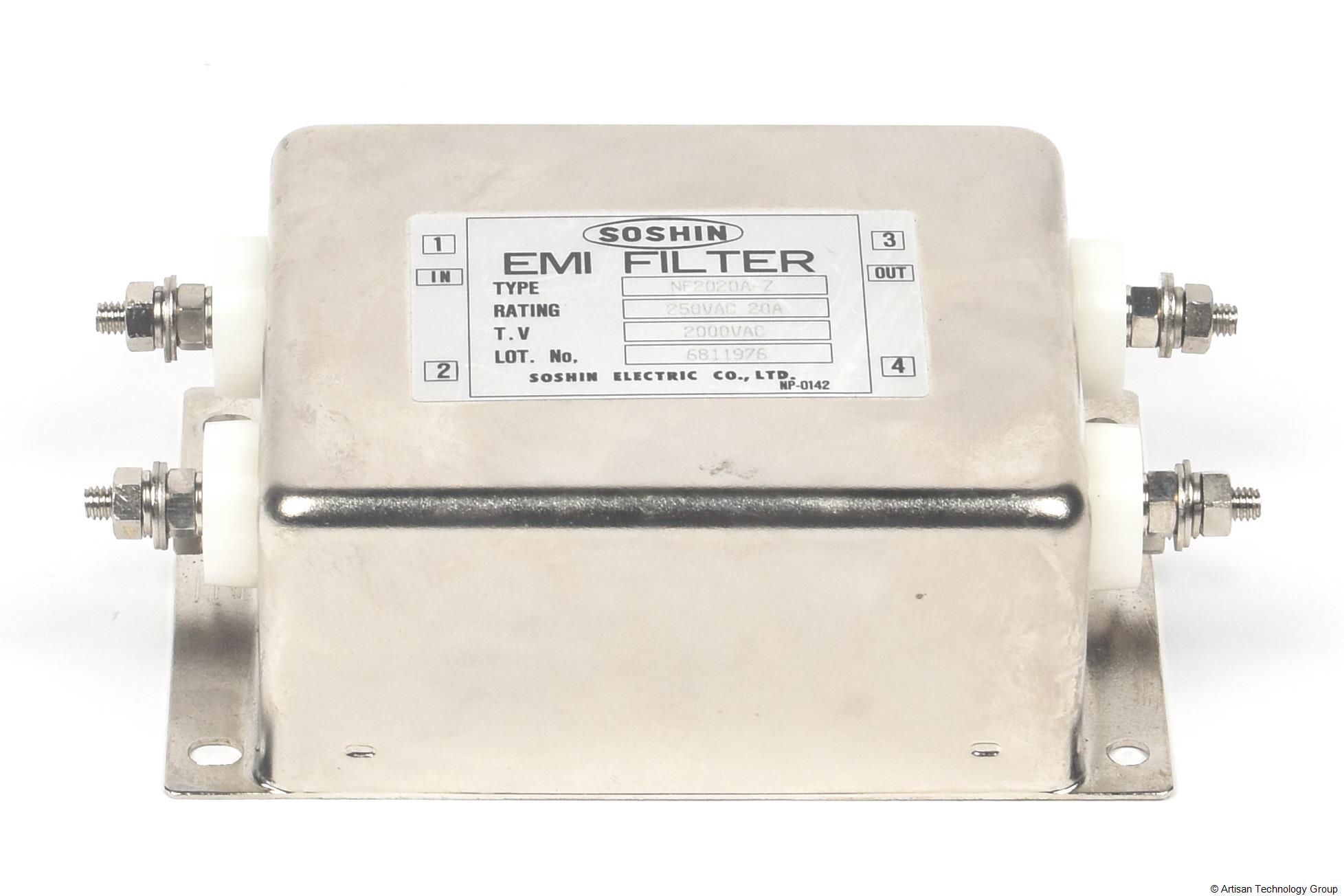 Soshin Electric NF2020A-Z EMI Filter