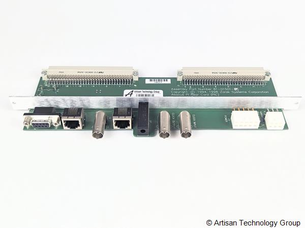 Zarak Systems 81-01501-08 Abacus PI Rear Card