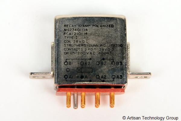 TE Connectivity / Struthers-Dunn FCA-210-14 / MS27401-14 Relay