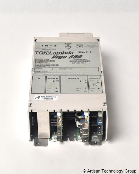 TDK-Lambda Vega 650 Multiple Output Modular Power Supply (30.5V/6A, 15.5V/30A, 5.5V/12A, 15.5V/6A)
