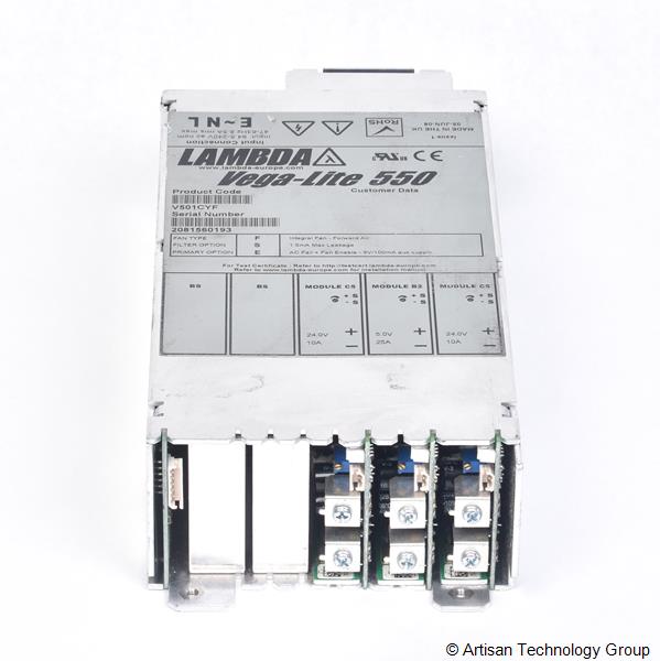 TDK-Lambda Vega-Lite 550 Multiple Output Modular Power Supply (24V/10A, 5V/25A, 24V/10A)