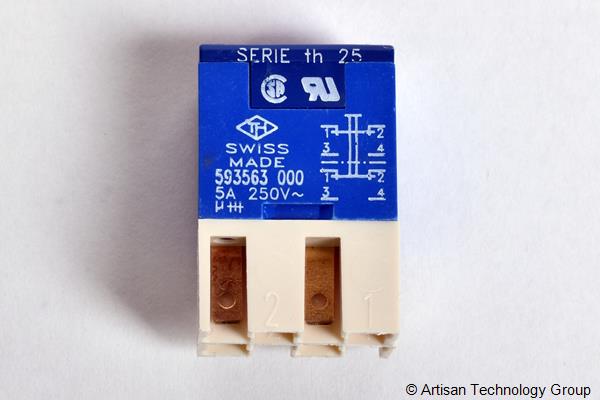 TH Contact 593563 000 2N.O./N.C. Shielded QC Faston Terminal Shielded Contact Block