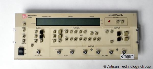 Microwave Logic giga-BERT 660 TX Front Panel Display and Controller