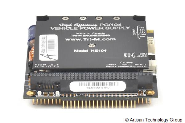 Tri-M Engineering HE104-512-16-RPD High Efficiency PC/104 Vehicle Power Supply