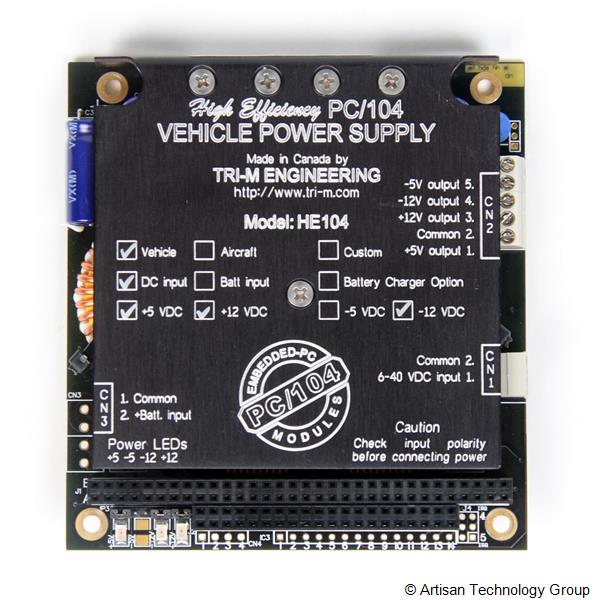 Tri-M Engineering HE104 High Efficiency PC/104 Power Supply