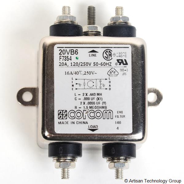 Corcom 20VB6 General Purpose RFI Filter