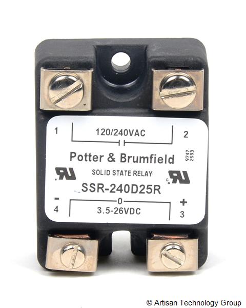 Potter and Brumfield SSR-240D25R Solid State Relays with Paired SCR Outputs