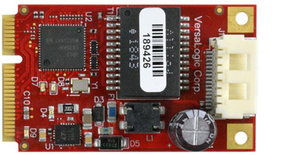 Versalogic VL-MPEe-E6E-P Gigabit Ethernet Mini PCIe Module with POE+