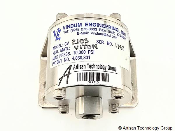 Vindum Engineering CV 210S High Pressure 2-Way On-Off Valve