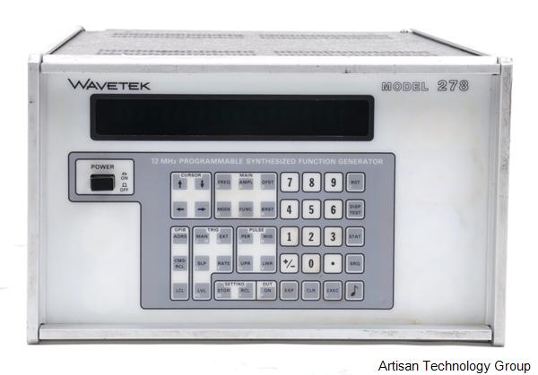 Wavetek 278 12MHz Programmable Synthesized Function Generator