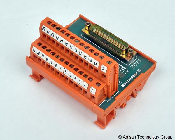 Weidmuller 91064.8/67 RD-25 Pin D-Sub Male Interface Terminal Connector