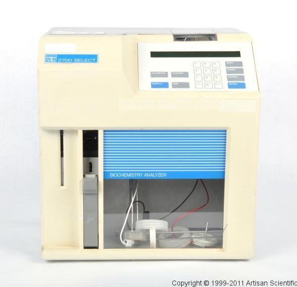 YSI 2700D Dual-Channel SELECT Biochemistry Analyzer