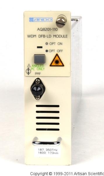 Ando AQ8201-110 WDM DFB-LD Module Light Source, 1600.298 nm